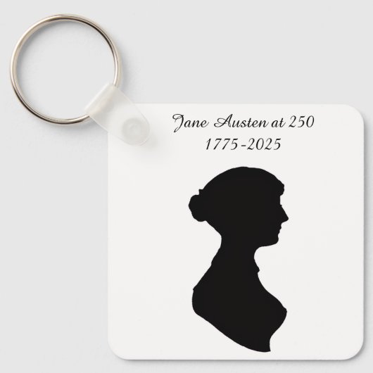 Porte-clés Jane Austen à 250 ans (Recto)