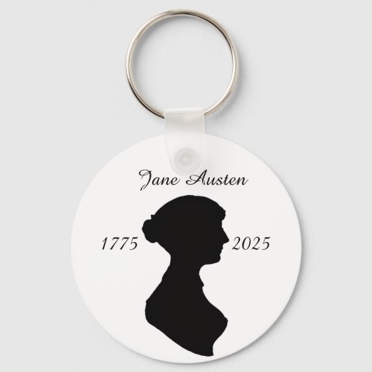 Porte-clés Jane Austen à 250 ans (Recto)