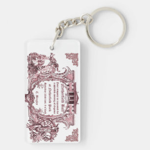 Porte-clés Jane Austen : Porte - clé d'invitation de boule d