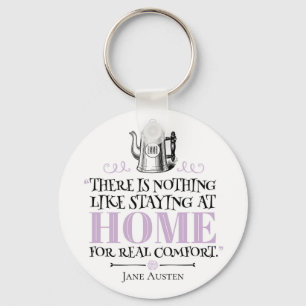 Porte-clés Jane Austen - Séjour à la maison - Café Pot