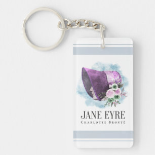 Porte-clés Jane Eyre Bonnet Violet Bonnet et Fleurs