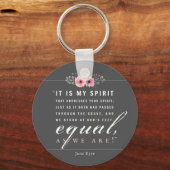 Porte-clés Jane Eyre - Comme Nous Sommes - Noir (Recto)