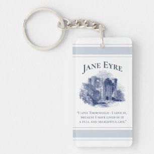 Porte-clés Jane Eyre - I Love Thornfield - Château