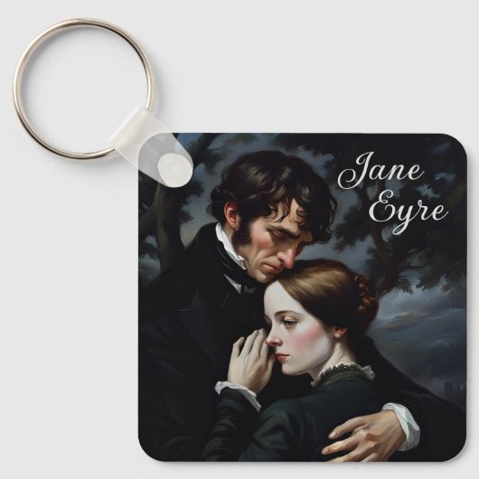 Porte-clés Jane Eyre romantique et Edward Rochester (Recto)