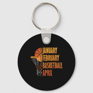 Porte-clés Janvier Février Bysketbyll Avril Fun Retro Apparen