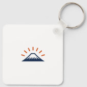 Porte-clés Japanese Dragon & Rising Sun Keychain (Dos)