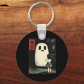 Porte-clés Japonais Amical Fantôme Éffrayant Anime Halloween  (Recto)