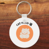 Porte-clés Japonais Chat Neko Porte - clé (Recto)
