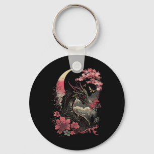 Porte-clés Japonais esthétique Dragon japonais Art japonais T