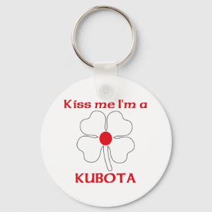 Porte-clés Japonais personnalisé Kiss Me Je suis Kubota