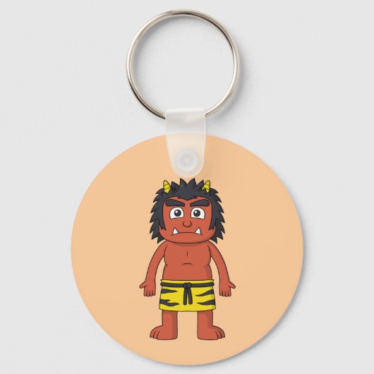 Porte-clés Japonais Red Oni : Cool Yokai (Recto)