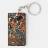 Porte-clés Japonais Samurai combat python Key Ring (Dos)