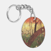 Porte-clés Japonisme : arbre en fleurs de prunier de Vincent (Devant gauche)