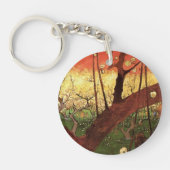 Porte-clés Japonisme : arbre en fleurs de prunier de Vincent (Devant)