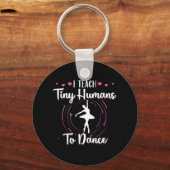 Porte-clés J'Apprends À Danser De Petits Humains (Recto)