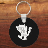 Porte-clés J'Apprends Des Choses Sauvages Monster Fun Cadeaux (Recto)