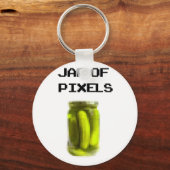 Porte-clés Jar de pixels (Recto)