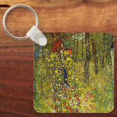 Porte-clés Jardin agricole avec Crucifix par Gustav Klimt (Recto)