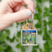 Porte-clés Jardin aux fleurs de Monet (main)