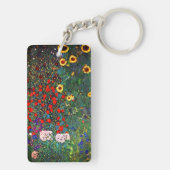 Porte-clés Jardin aux fleurs Gustav Klimt (Dos)