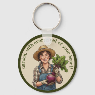 Porte-clés Jardin avec chaque battement de votre cœur