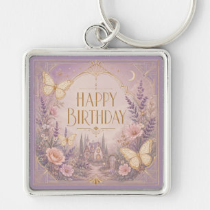 Porte-clés Jardin de Cottage Lavande pour Rêves d'Anniversair