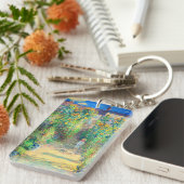 Porte-clés Jardin de fleurs de Monet (Devant droit)