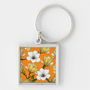 Porte-clés Jardin de Magnolia en jaune