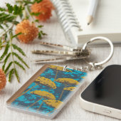 Porte-clés Jardin de millefeuille d'or avec l'arrière - plan (Devant droit)