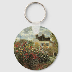 Porte-clés Jardin de Monet à Argenteuil par Claude Monet