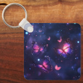 Porte-clés Jardin de papillons de nuit céleste (Recto)