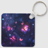 Porte-clés Jardin de papillons de nuit céleste (Dos)