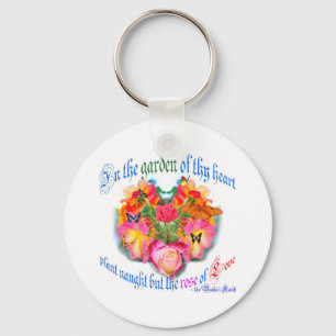 Porte-clés Jardin de thy porte - clé de coeur