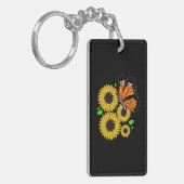 Porte-clés Jardin de tournesol papillon (Devant gauche)