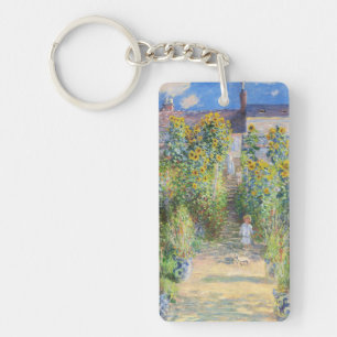 Porte-clés Jardin de tournesols de Claude Monet à Vétheuil