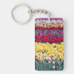Porte-clés Jardin de tulipes dans la vallée de Skagit,
