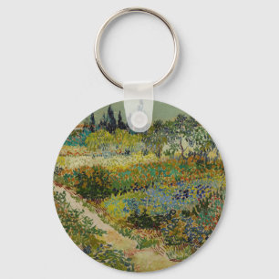 Porte-clés Jardin de Van Gogh à Arles Impressionniste floral