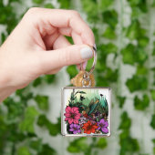 Porte-clés Jardin des colibris (main)