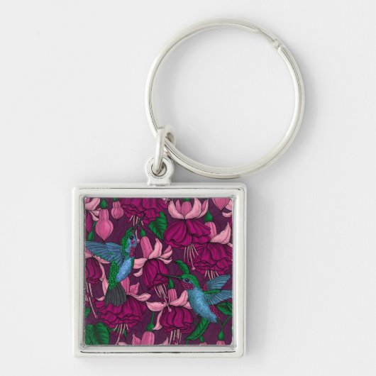 Porte-clés Jardin des colibris (Devant)