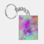 Porte-clés JARDIN DES OMBRES PERDUES -violet violet rose (Devant gauche)