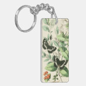 Porte-clés Jardin des papillons et des fleurs (Devant gauche)