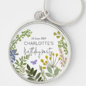 Porte-clés Jardin d'été à feuillage persistant Fête d'anniver (Devant)