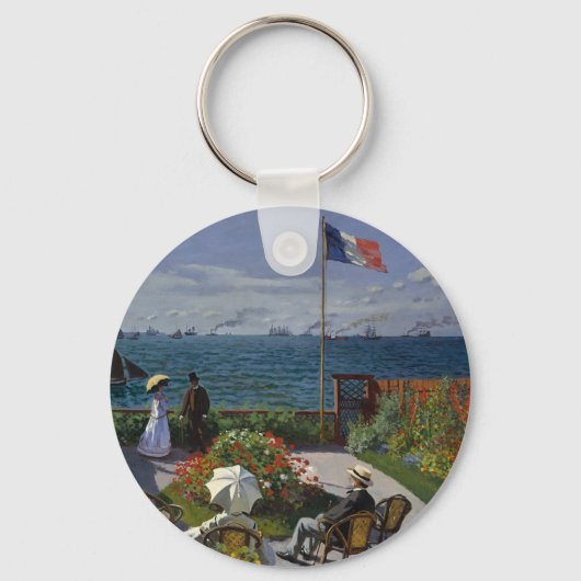 Porte-clés Jardin du Monet à Sainte-Adresse (Recto)
