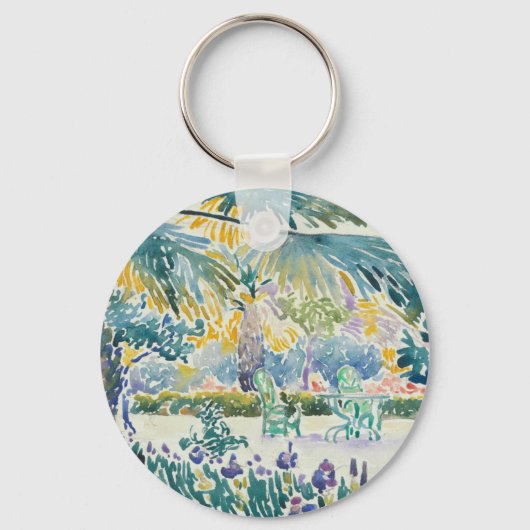 Porte-clés Jardin du peintre à Saint Clair (Recto)