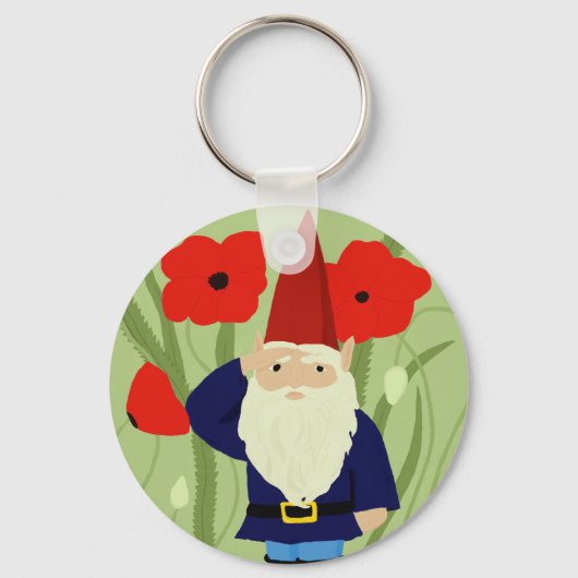 Porte-clés Jardin du Souvenir Gnome Porte - clé (Recto)