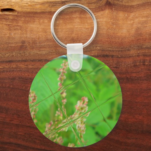 Porte-clés Jardin en verre (Recto)