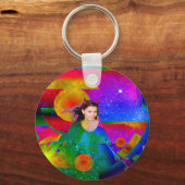 Porte-clés Jardin enchanté (Recto)