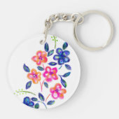 Porte-clés Jardin fleuri (Dos)
