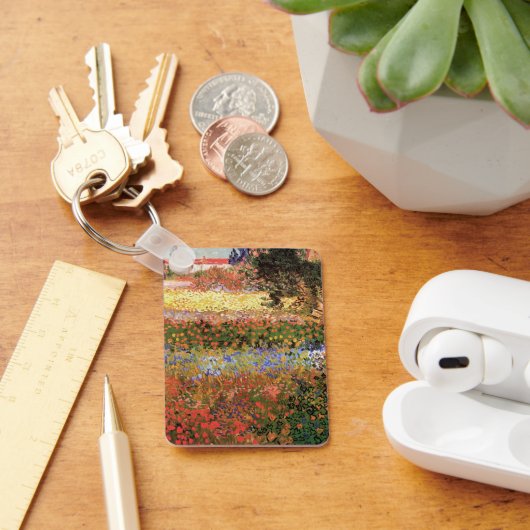 Porte-clés Jardin fleuri par Vincent van Gogh (Bureau)