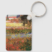Porte-clés Jardin fleuri par Vincent van Gogh (Verso)